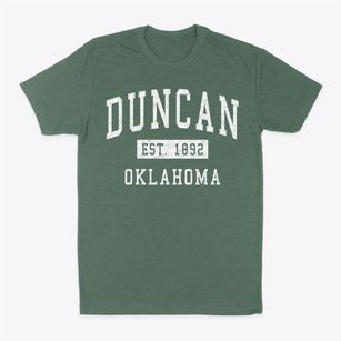 Duncan Oklahoma Classic Established Classic Dad T-Shirt