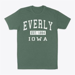 Everly Iowa Classic Established Classic Dad T-Shirt