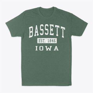 Bassett Iowa Classic Established Classic Dad T-Shirt