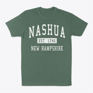 Nashua New Hampshire Classic Established Classic Dad T-Shirt