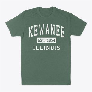 Kewanee Illinois Classic Established Classic Dad T-Shirt