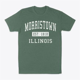 Morristown Illinois Classic Established Classic Dad T-Shirt