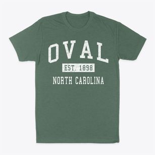 Oval North Carolina Classic Established Classic Dad T-Shirt