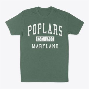 Poplars Maryland Classic Established Classic Dad T-Shirt