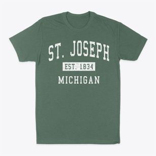 St. Joseph Michigan Classic Established Classic Dad T-Shirt
