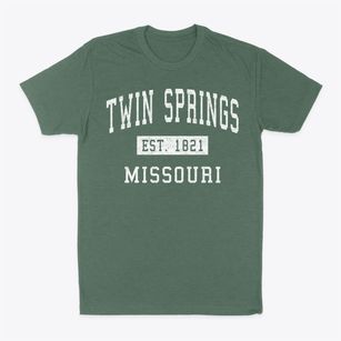 Twin Springs Missouri Classic Established Classic Dad T-Shirt