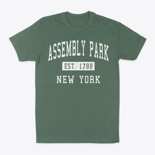Assembly Park New York Classic Established Classic Dad T-Shirt