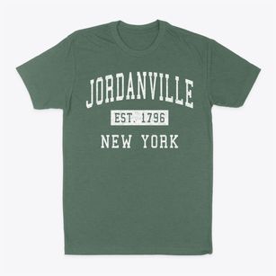 Jordanville New York Classic Established Classic Dad T-Shirt