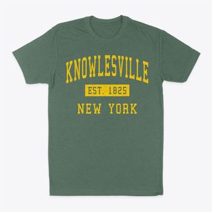 Knowlesville New York Classic Established Classic Dad T-Shirt