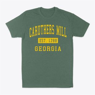 Caruthers Mill Georgia Classic Established Classic Dad T-Shirt