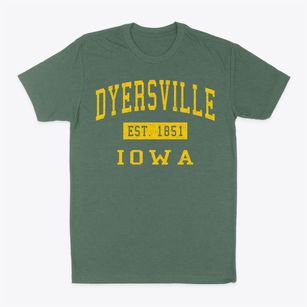 Dyersville Iowa Classic Established Classic Dad T-Shirt