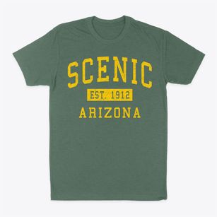 Scenic Arizona Classic Established Classic Dad T-Shirt