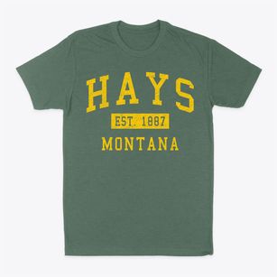 Hays Montana Classic Established Classic Dad T-Shirt