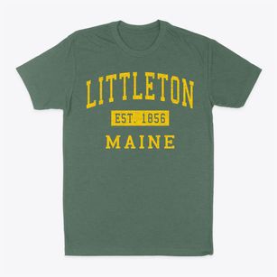 Littleton Maine Classic Established Classic Dad T-Shirt