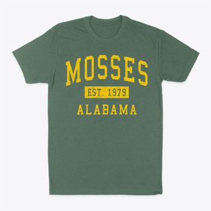 Mosses Alabama Classic Established Classic Dad T-Shirt
