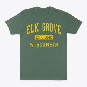 Elk Grove Wisconsin Classic Established Classic Dad T-Shirt