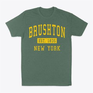 Brushton New York Classic Established Classic Dad T-Shirt