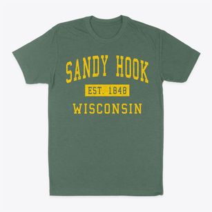 Sandy Hook Wisconsin Classic Established Classic Dad T-Shirt