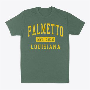 Palmetto Louisiana Classic Established Classic Dad T-Shirt