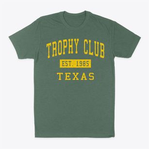 Trophy Club Texas Classic Established Classic Dad T-Shirt