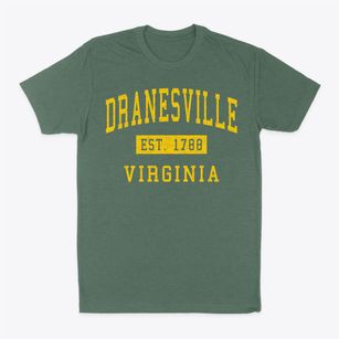 Dranesville Virginia Classic Established Classic Dad T-Shirt