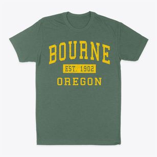 Bourne Oregon Classic Established Classic Dad T-Shirt