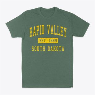 Rapid Valley South Dakota Classic Established Classic Dad T-Shirt