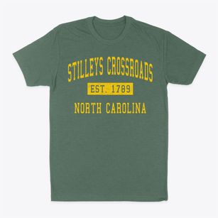 Stilleys Crossroads North Carolina Classic Established Classic Dad T-Shirt