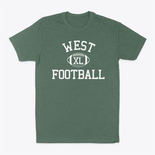 West Junior High School Classic Football Classic Dad T-Shirt