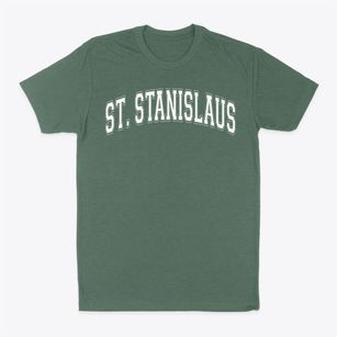 St Stanislaus Parish Varsity Arch Classic Dad T-Shirt