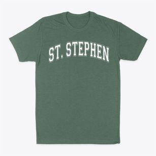 St. Stephen The Martyr Catholic Church Varsity Arch Classic Dad T-Shirt