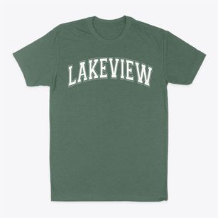Lakeview Junior High School Varsity Arch Classic Dad T-Shirt