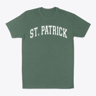 Saint Patrick School Varsity Arch Classic Dad T-Shirt
