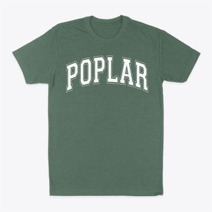 Poplar Elementary School Varsity Arch Classic Dad T-Shirt