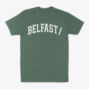 Belfast Elementary/high School Varsity Arch Classic Dad T-Shirt