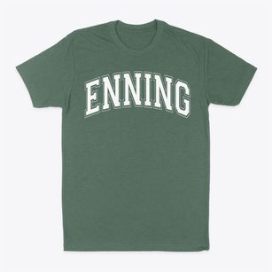 Enning School Varsity Arch Classic Dad T-Shirt