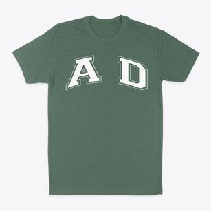 A D High School Varsity Arch Classic Dad T-Shirt
