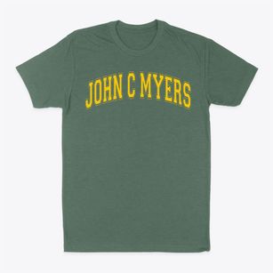 John C Myers Elementary School Varsity Arch Classic Dad T-Shirt