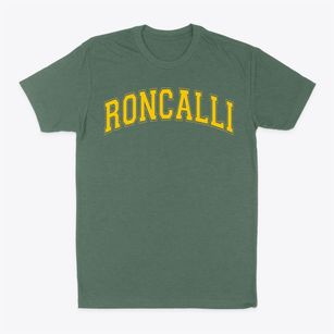 Roncalli High School Varsity Arch Classic Dad T-Shirt