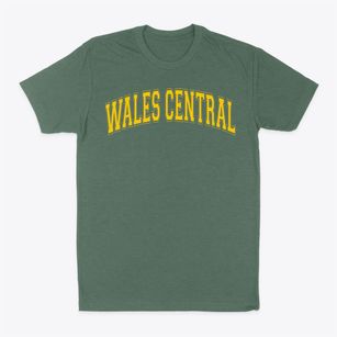 Wales Central School Varsity Arch Classic Dad T-Shirt