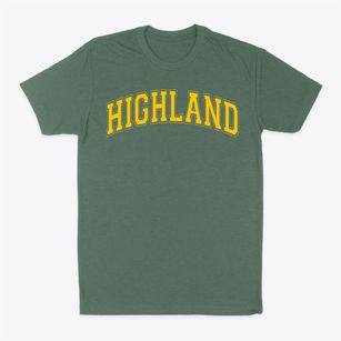 Highland Elementary School Varsity Arch Classic Dad T-Shirt