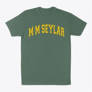 M M Seylar Elementary School Varsity Arch Classic Dad T-Shirt