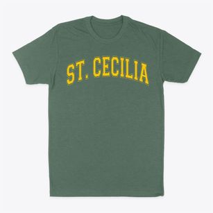 Saint Cecilia Academy Varsity Arch Classic Dad T-Shirt