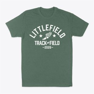 Littlefield Elementary School Track and Field Classic Dad T-Shirt