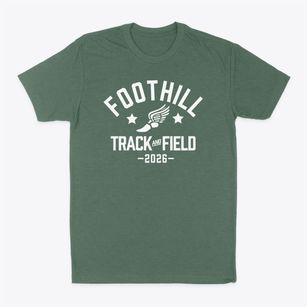 Foothill High School Track and Field Classic Dad T-Shirt