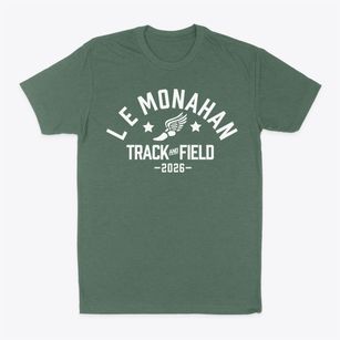 L E Monahan Elementary School Track and Field Classic Dad T-Shirt