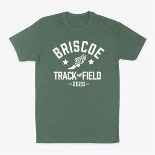 Briscoe Elementary School Track and Field Classic Dad T-Shirt