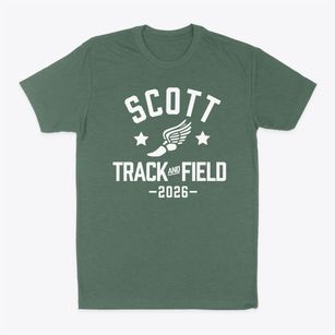 Scott Elementary School Track and Field Classic Dad T-Shirt