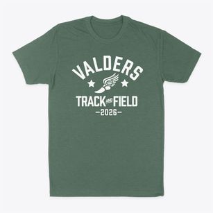 Valders High School Track and Field Classic Dad T-Shirt