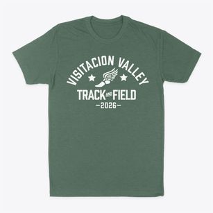Visitacion Valley Elementary School Track and Field Classic Dad T-Shirt